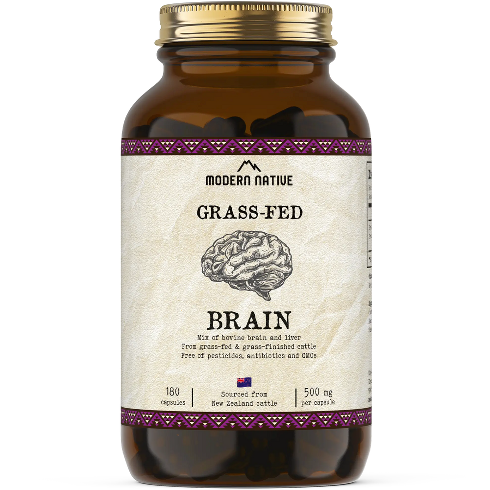 Grass-Fed Organ Supplement Brain | Capsules for Cognitive Support Grass-Fed Organ Supplement Brain | Capsules for Cognitive Support